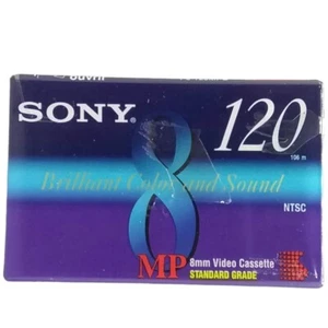 Sony 120min 8mm MP Standard Grade Video Cassette P6-120MPC - Picture 1 of 6