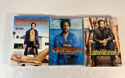 Californication Seasons 1-3 DVD Boxset Season 1 2 3 Showtime David Duchovny - Image 1 of 2