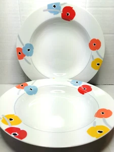 2x Studio Nova Poppy Promenade Fine China Bowls 21.5cm - Made in Japan - Picture 1 of 8