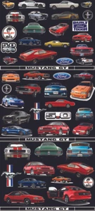 Mustang Muscle Cars Ford 60's - 2000's Vintage 5.0 Cobra 104 Vinyl cut stickers - Bild 1 von 12
