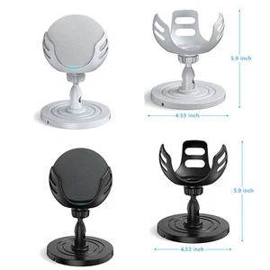 360° Rotation Table Bracket Stand Mount Holder For ECHO DOT 4 Homepod Mini - Photo 1 sur 14