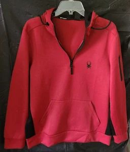 Spyder Herren Active Pullover leichter 1/4 Zip Hoodie Gr. XL - Bild 1 von 16