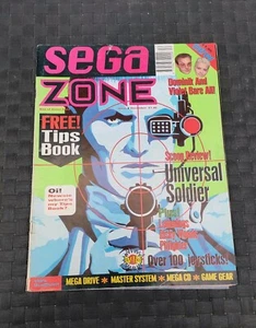 Sega Zone Magazine Issue #2 Universal Soldier Mega Drive Retro Gaming Book - Picture 1 of 14