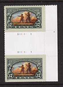 2004 Lewis & Clark Expedition Sc 3854 press sheet horizontal gutter pair - Picture 1 of 1