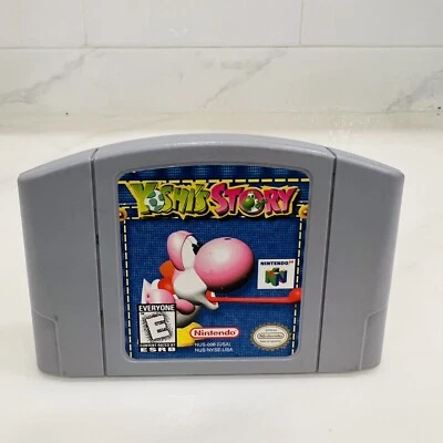 Yoshi's Story (Nintendo 64, 1998) Cleaned / Tested / Authentic - N64 - Image 1 of 2