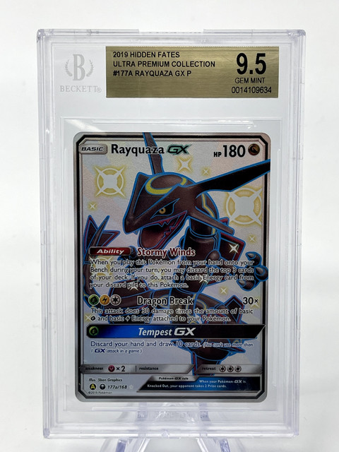 Pokemon Destinos Ocultos Hidden Fates Rayquaza Shiny 