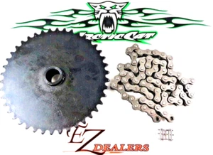 Kitty Cat Snowmobile 1972-1999 Drive Sprocket 0300-156 & Chain 0300-122 NEW - Picture 1 of 6