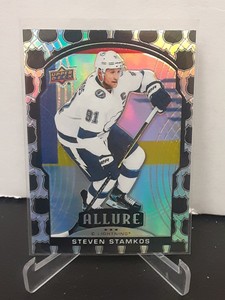 2020-21 Upper Deck Allure STEVEN STAMKOS NHL SHIELD Parallel Lightning 🔥