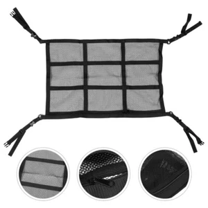 Car Storage Organizer Trunk Auto Hanging Pouch Mesh Tote Bag Travel - Picture 1 of 12