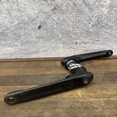 GT BMX 3 Piece Crankset Stamped 180mm Black Cranks Spindle Bottom Bracket - Image 1 of 4