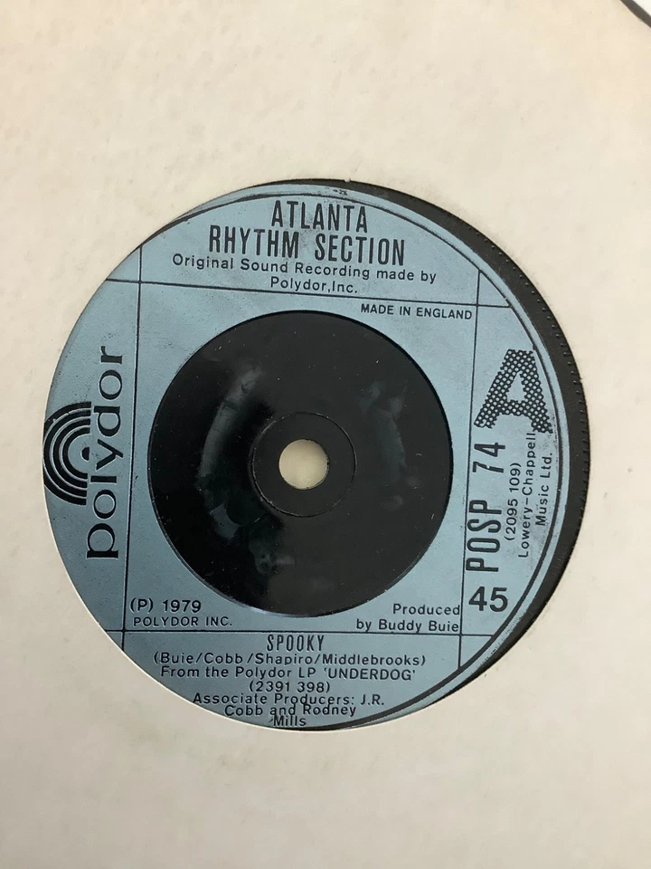Atlanta  Rhythm Section.   Spooky.  7” vinyl. 1979. Polydor - Image 1 of 2