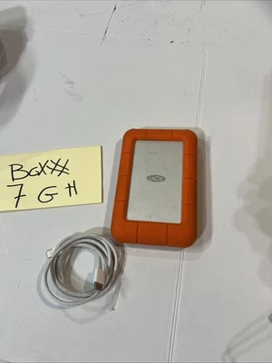 LaCie Rugged USB-C 5TB External Hard Drive Portable HDD Waterproof Shockproof - Image 1 of 3