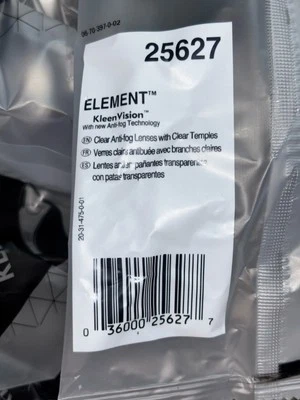 12X KLEENGUARD 25627 Safety Glasses, Clear Polycarbonate Lens, Scratch-Resistant - Image 1 of 4