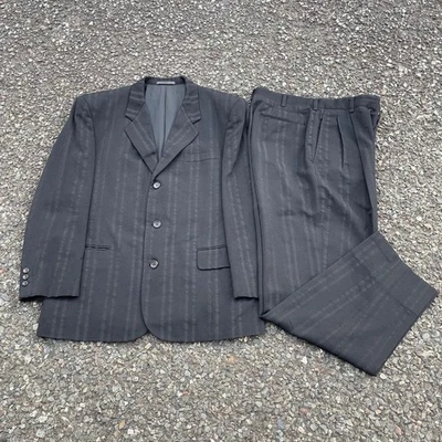 Traje de montaje a rayas COMME des GARCONS HOMME 90s AD1993 negro S Foto 1 de 4