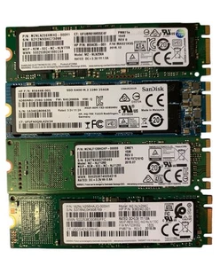 Unidades de estado sólido SATA SSD M.2 128 GB 256 GB 512 GB - LOTE USADO VARIAS MARCAS - Imagen 1 de 1