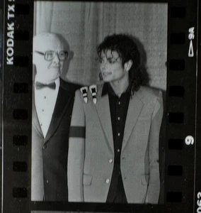 MICHAEL JACKSON -ORIGINAL NEGATIVE BLACK & WHITE -I TOOK -PEPSI EVENT RADIO CITY - Picture 1 of 1