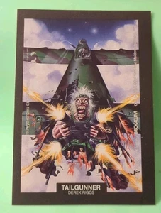 Rock Cards 1991 Art Work Stick On -  Tailgunner - Derek Riggs - Picture 1 of 2