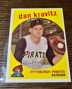 1959 Topps - High # Danny Kravitz #536 - NM - Free Shipping - Picture 1 of 2
