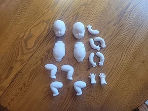Lote Mixto De Colección Cerámica Porcelana Bebé Muñeca Piezas Piernas Brazos Cuerpo Halloween Accesorios  - Imagen 1 de 19