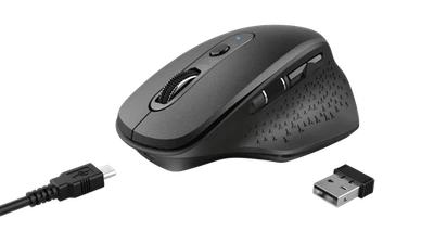 Trust Ozaa schwarz Maus #1907585 - Bild 1 von 4