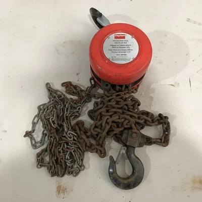 Dayton 38EV08A Low Headroom Manual Chain Hoist - Image 1 of 4