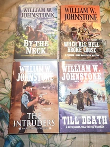 4 Western paperbacks Books William W./J.A. JOHNSTONE Till Death By the Neck - Picture 1 of 3
