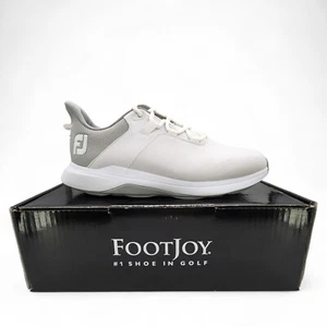 FJ FootJoy ProLite Golf Shoes 56924 Mens 9.5W Wide White Gray Sneaker NEW READ - Picture 1 of 16