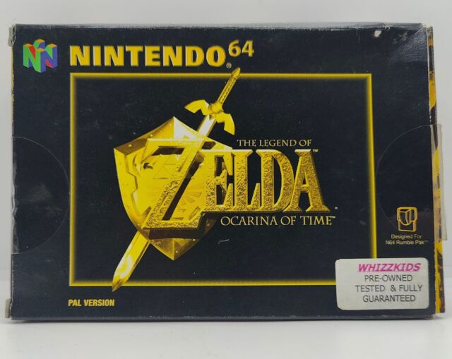 The Legend Of Zelda Ocarina Of Time UKG 85 NM SEALED N64 NTSC PC GOTY VGA  WATA