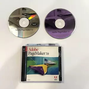 Adobe PageMaker 7.0 for Windows Full Retail Version 2 Discs with KEY CODE - Picture 1 of 15