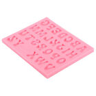 Silicone Mold Alphabet 26 Letters Pink Handmade Diy Mould Tool Accessory Nde