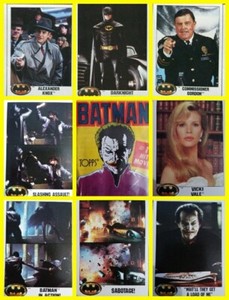 Batman The Movie (1989, Topps) Complete your set U-Pick