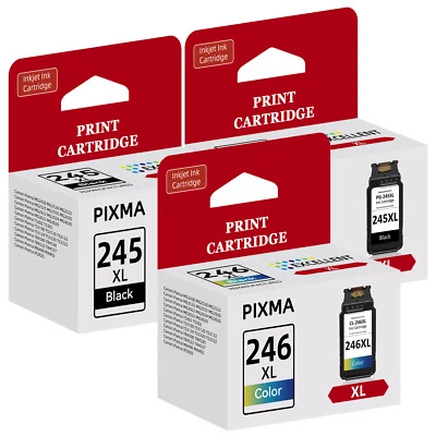 Reemplazo de tinta PG-245XL CL-246XL para Canon PIXMA MG2920 MG2522 MG2550 TS3320 MX490 Foto 1 de 4