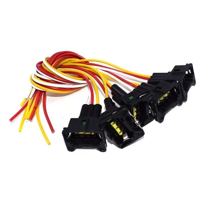 For Hyundai Elantra Kia Sportage 5 Pcs Electrical Pigtail Connector w/ 3 Wires  - Изображение 1 из 4