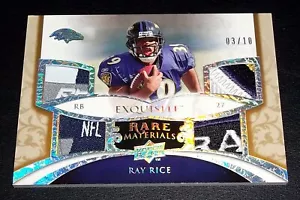 (#03/10) Rc NFL Tag Reebok Logo Team Jersey Patch Ray Rice Rookie 2008 Exquisite - Picture 1 of 3