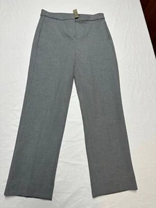 J.Crew Womens Pants Kate Gray Size 8 Straight Leg Dress Casual - Picture 1 of 7