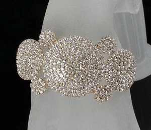 BRAZALETE BRAZALETE DE CRISTAL AUSTRIACO FIESTA GP BODA GRADUACIÓN B12121G - Imagen 1 de 4