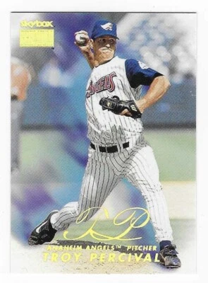 1999 Skybox Premium Troy Percival Anaheim Angels Baseball Card #139 - Image 1 of 2