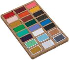 Viviva Aquarellfarben-Set 24 lichtechte & lebendige Farben. Korkpalette VV276068
