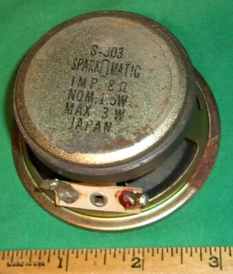 Vintage Sparkomatic S-303 Tweeter Speaker 3-INCH 8-Ohms Clean! Working! - Picture 1 of 5