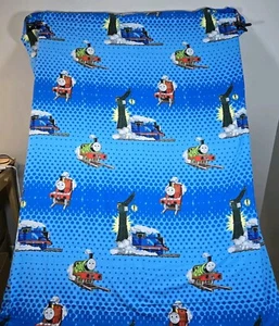 Thomas & Friends Doble Hoja Plana Azul Niños Tanque Motor 64" x 90" Trenes Gullane - Imagen 1 de 7