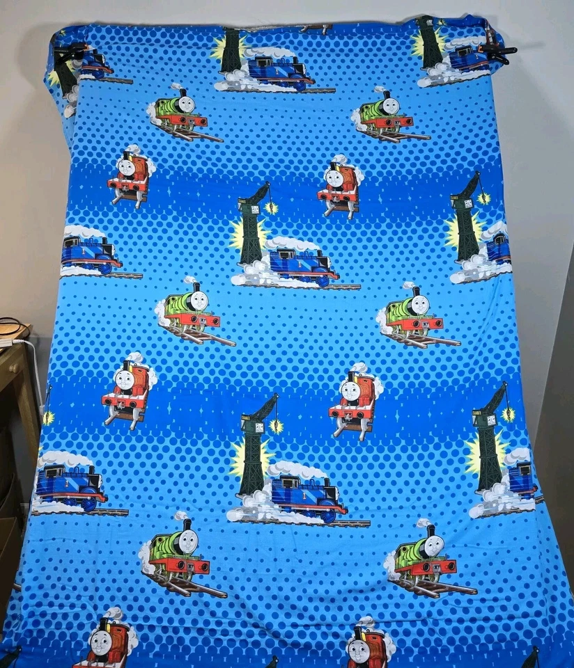 Thomas & Friends Twin плоский лист синий детский бак двигателя 64 «x 90» поезда Gullane - Изображение 1 из 4