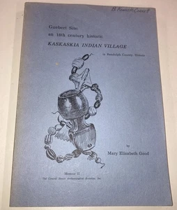 Kaskaskia Indian Village in Randolph County, Illinois SC Mary E Good 1972 VNTG - Bild 1 von 9