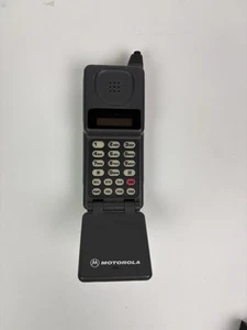 Vintage Motorola 90s Brick Flip Cell Phone + Battery - Untested 34015WNRSA - Picture 1 of 11