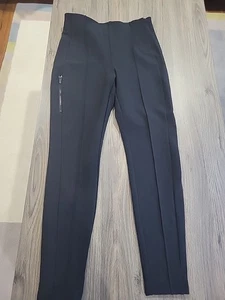 Athleta Womens Black Pants. Size 8. Front Seam. Side Zipper. Glacier Snow Skinny - Picture 1 of 10