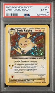 2000 Pokemon Rocket Dark Raichu #83/82 Holo PSA 6  RC27 - Picture 1 of 2