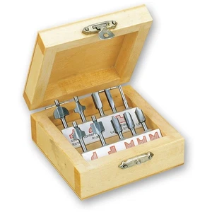 Proxxon 10 Piece Wood Router Bit Set - Picture 1 of 1