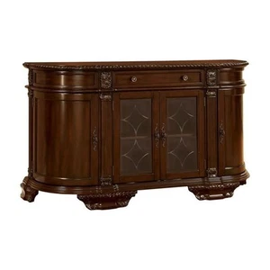 Pemberly Row Modern Wood Multi-Storage Buffet in Brown Cherry - Picture 1 of 3