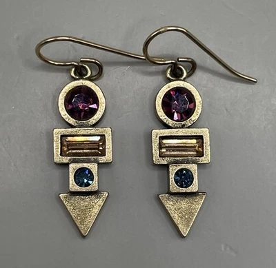 Patricia Locke Women’s Earrings Pierced Gold Plated Swarovski Crystals - Image 1 of 4