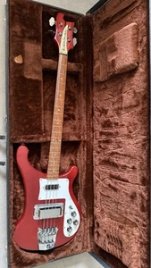 Rickenbacker 4001 S Bass 1979 (Vintage) Burgundyglo - Very rare - Picture 1 of 12