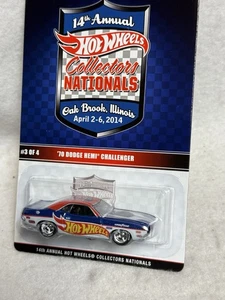 Hot Wheels 14th Collectors Nationals '70 Dodge Hemi Challenger Finale Car B3 - Picture 1 of 8